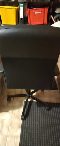 Schwarzer büro drehstuhl mit - büro-drehstuhl,